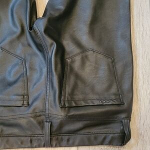 Blank NYC faux black leather pants